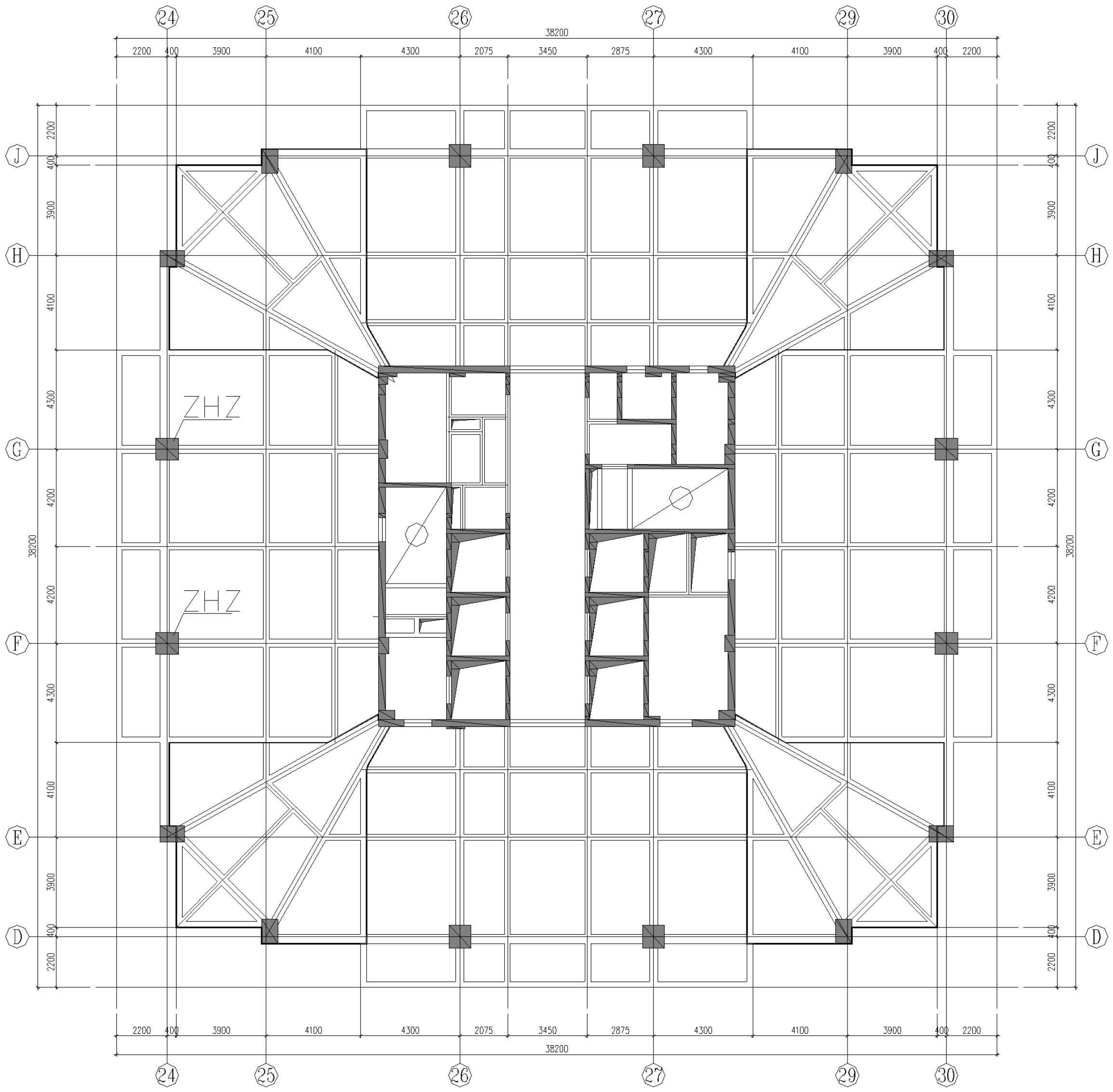 （2011年）濟(jì)南黃金時(shí)代，柱混凝土置換